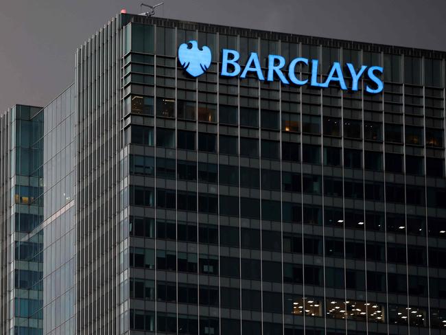 The offices of banking giants HSBC and Barclays are pictured at the the secondary central business district of Canary Wharf on the Isle of Dogs, east London on December 11, 2020. - A Brexit trade deal between Britain and the European Union looked to be hanging in the balance on Friday, after leaders on both sides of the Channel gave a gloomy assessment of progress in last-gasp talks. The Bank of England said Friday that UK banks remained "resilient" to the risks of Brexit and coronavirus, but warned financial services could face "disruption" when the transition period ends. (Photo by Tolga Akmen / AFP)