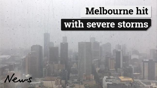 Melbourne hit with severe storms