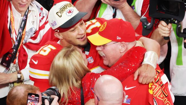 The Chiefs are the first team to win two in a row in 20 years. (Photo by Rob Carr/Getty Images)