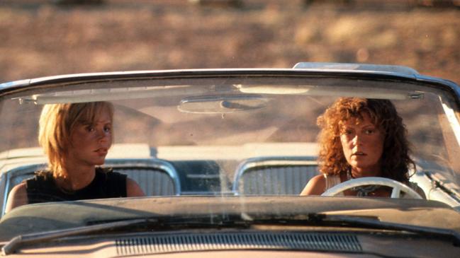 Susan Sarandon and Geena Davis in the 1991 film<i> Thelma &amp; Louise</i>. Picture: Metro-Goldwyn-Mayer/Getty Images