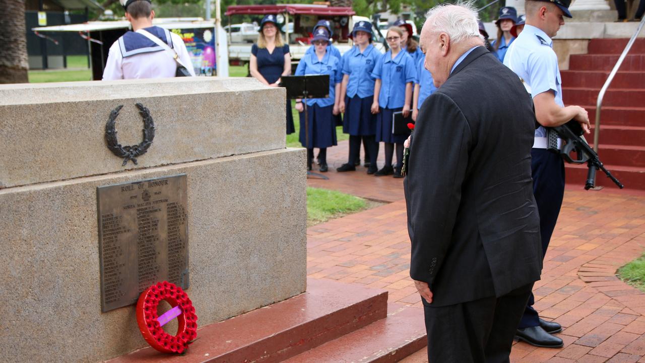 2021 Remembrance Day service in Kingaroy. Picture: Holly Cormack