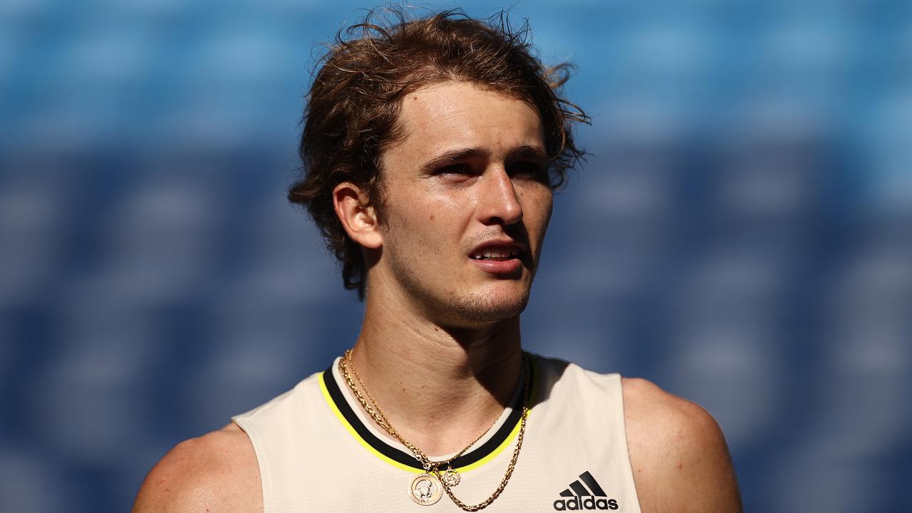 Australian Open 2021 Alexander Zverev On Court Interview Wife Comment