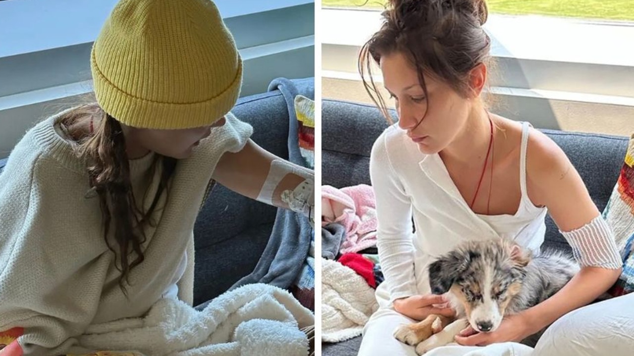 Bella Hadid has shared a heartbreaking update amid her health battle. Picture: Instagram