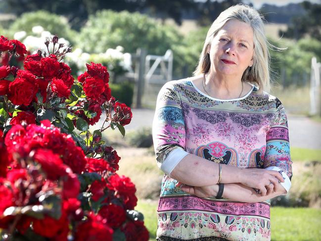 Surf Coast Shire Councillor Heather Wellington will drop a bombshell at tomorrow night's council meeting. She's applying for leave because she can't do her job properly in the current environment. Pictured relaxing at home in Barrabool.  picture: Glenn Ferguson