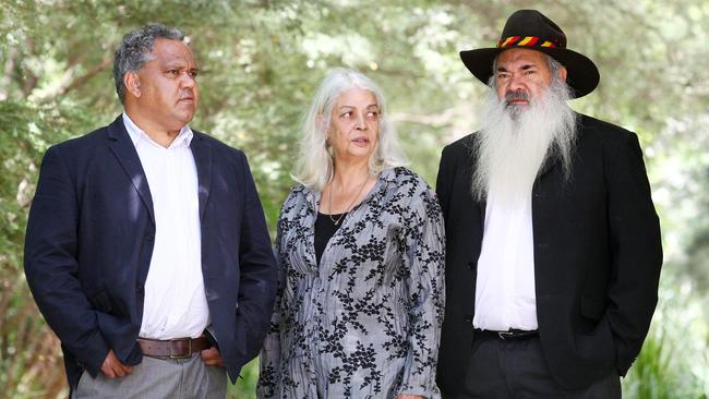 Indigenous leaders Noel Pearson, Marcia Langton and Patrick Dodson.