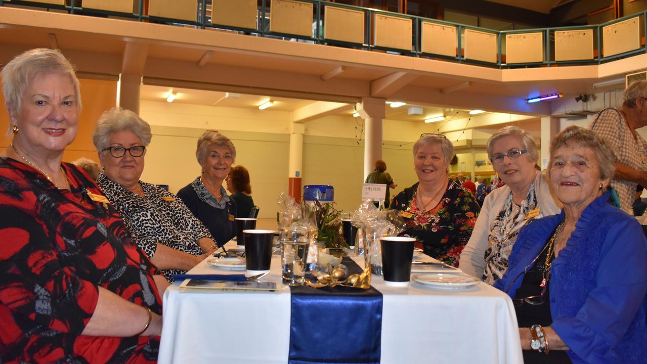 These lovely ladies are all from Hervey Bay. From left, Heather Fazldeen, Lorraine O'Neal, Brenda Winter, Glynis Burns, Roslyn Eley and Olga Frazer.