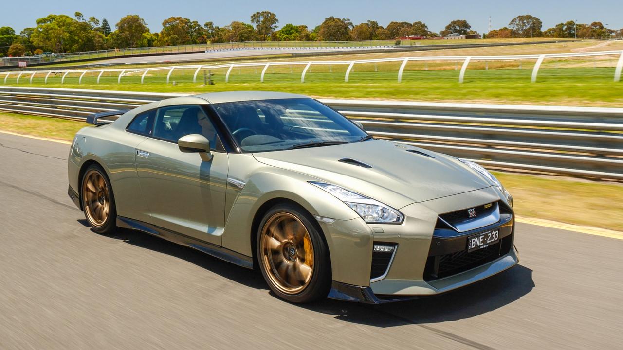 The GT-R performs like a thoroughbred on track.
