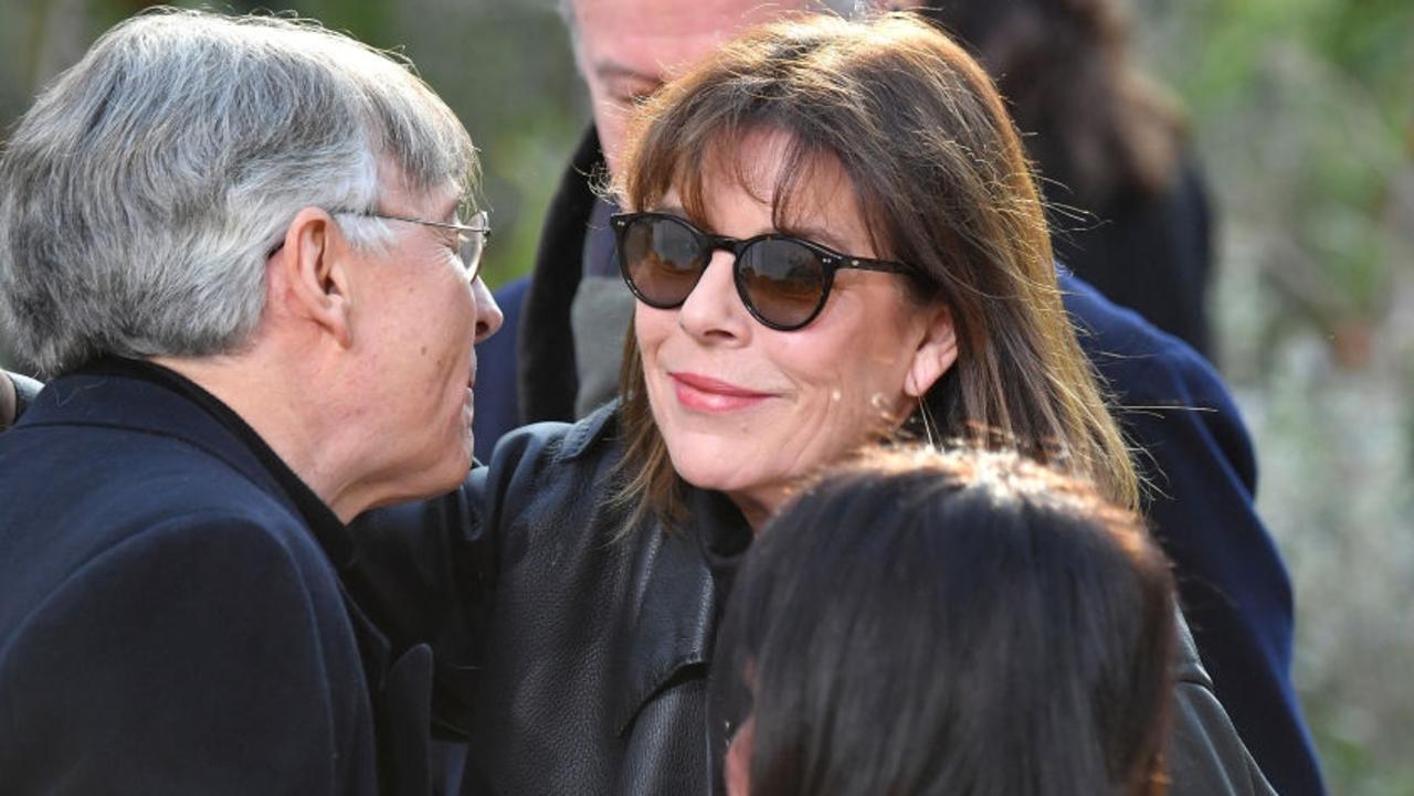 Then brunette Caroline de Monaco at the Chanel show as part of Paris Fashion Week 2020. Picture: Stephane Cardinale – Corbis/Corbis via Getty Images