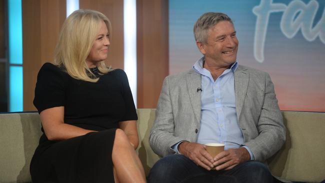 Armytage and Lavender on air during her final show.