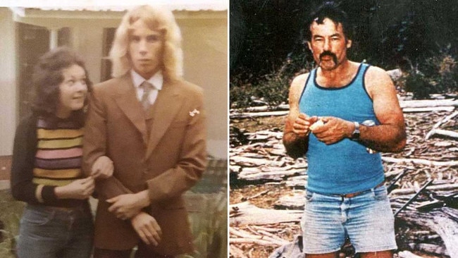 Chris Swan, with then girlfriend Esther Fraser; and backpacker killer Ivan Milat.