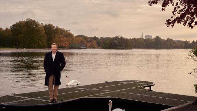 Andrew “Twiggy” Forrest at The Serpentine in London’s Hyde Park. Pictures: Philip Sinden