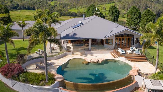 13 Kulara Rd, Lake Tinaroo, is surrounded on three sides by water and is on 58 hectares. Picture: supplied.