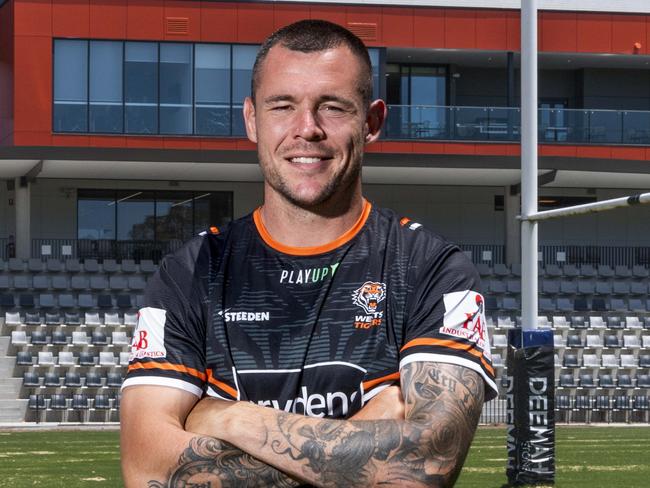 SYDNEY, AUSTRALIA, NCA NewsWire Thursday , 24 November 2022.Wests Tigers recruit David Klemmer photographed at Wests Tigers centre of excellence, Zurich Centre, Concord Oval community and sports precinct, Loftus St, Concord.NSW Picture: NewsWire / Monique Harmer