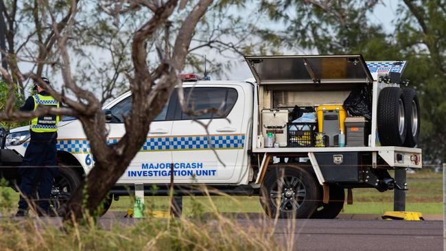 The NT Police Major Crash Investigations unit is investigating a hit and run crash that killed two women and injured a third on Trower Rd near the Dripstone Cliffs. Picture: Pema Tamang Pakhrin