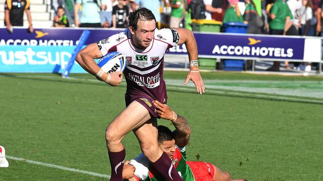 Burleigh Bears player Kurtis Rowe. (AAP image, John Gass)