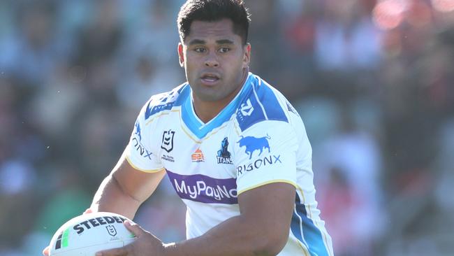 Herman Ese'ese shapes as a handy back-up prop for the Dolphins. Picture: Getty Images