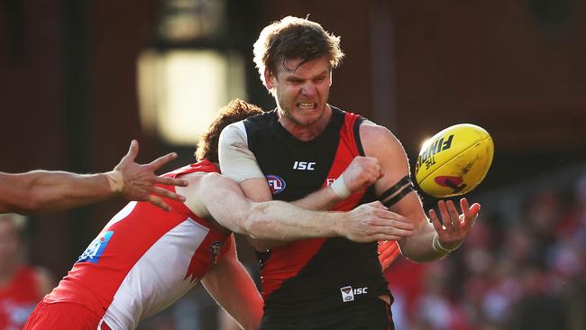 Essendon was beaten by Sydney in the 2017 elimination final. Picture: Phil Hillyard