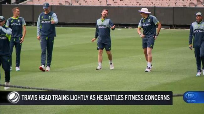 Head trains lightly for Boxing Day Test