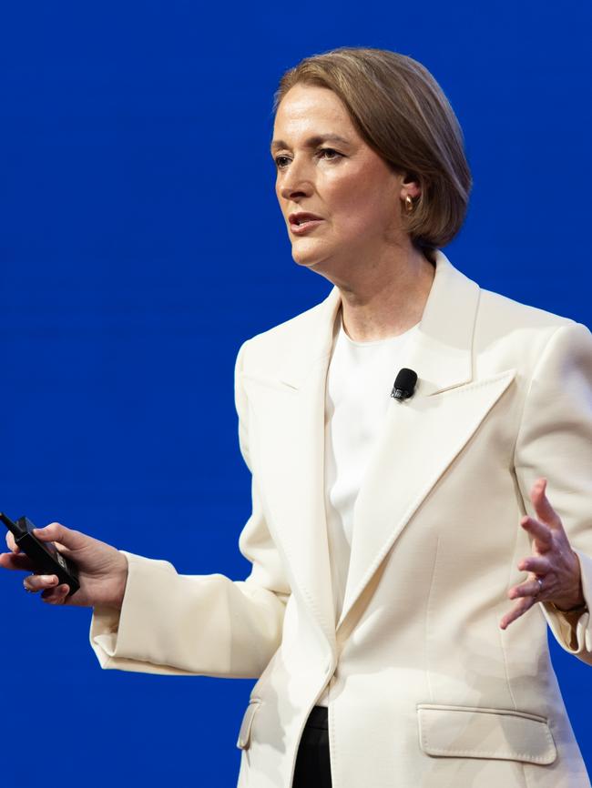 MS Brady at Telstra's investor day in Sydney on Tuesday. Picture: Supplied