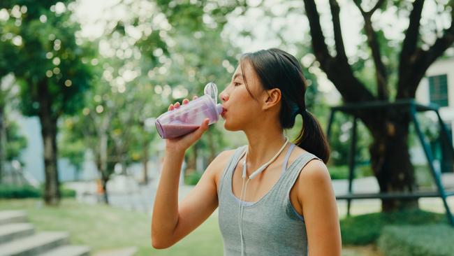 Milk can be as good as a protein shake in aiding recovery after a workout. Picture: iStock