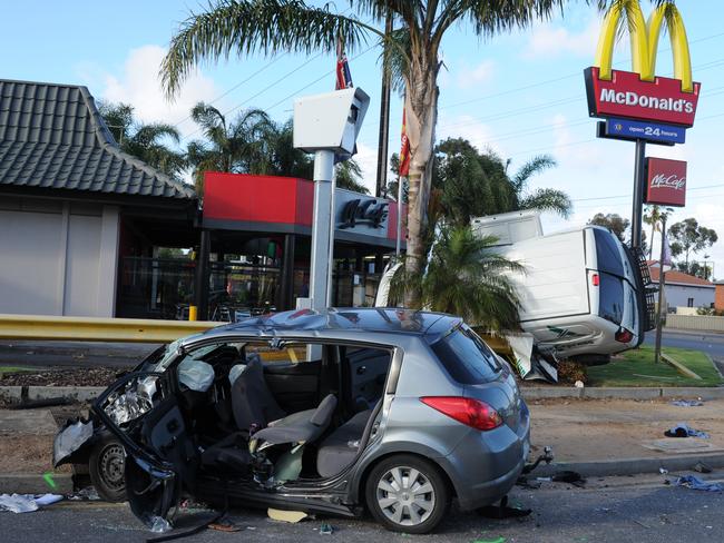 The corner of South Rd and Torrens Rd accounted for 54 casualty crashes between 2011 and 2015.