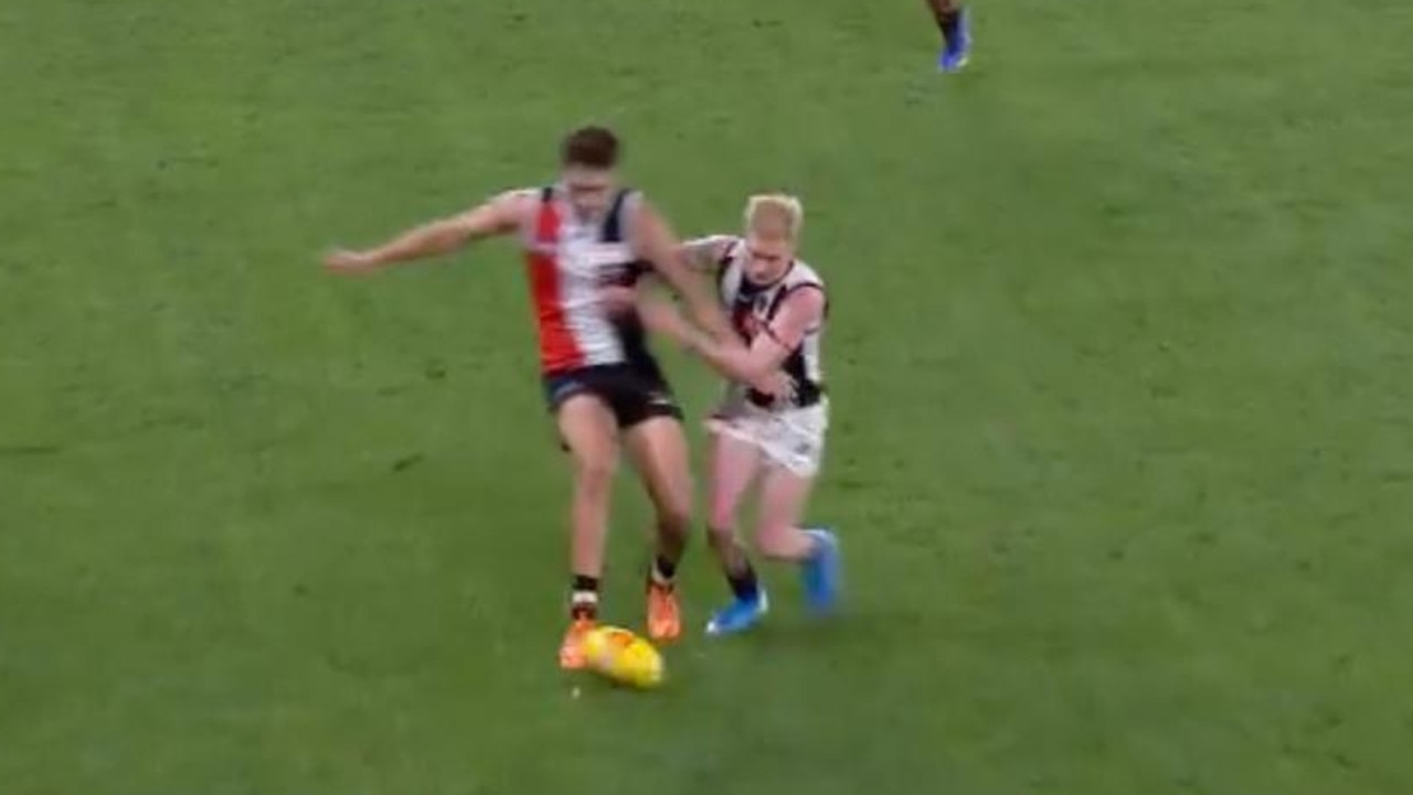 St Kilda midfielder Jack Steele.