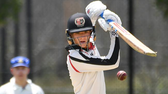 Gregory Terrace batsman Oscar Bodimeade. Picture, John Gass