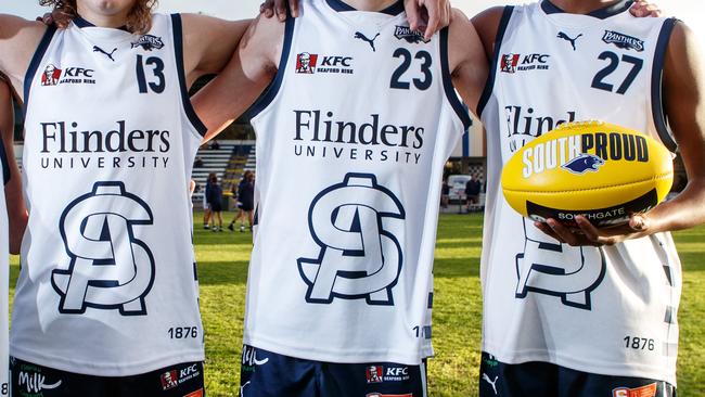 South Adelaide will play Glenelg in the SANFL under-15 boys on Friday night, which will be live streamed here by KommunityTV. Picture: Matt Turner