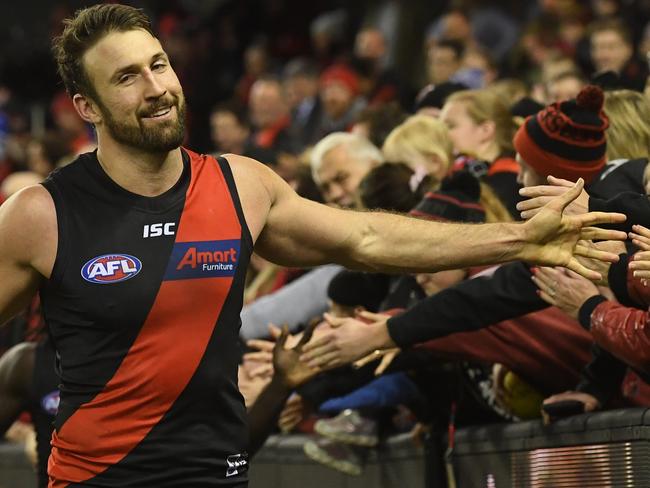 Former Bomber Cale Hooker is one of the masterminds of a virtual global soccer league. Picture: AAP Image/Julian Smith