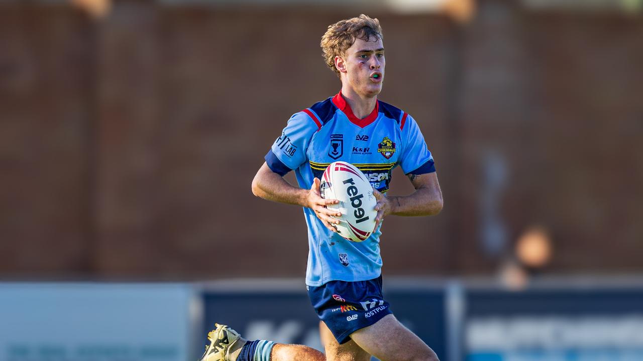 Kaden Buhse on his Hostplus Cup debut for the Western Clydesdale. Picture: Benny Hassum Photography