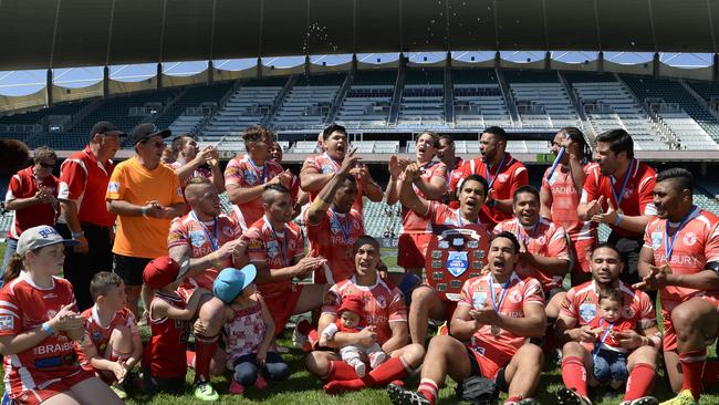 East Campbelltown Eagles defeat Mounties 27-20 in the NSWRL rugby league Sydney Shield grand final at Allianz Stadium Sydney. Picture: Craig Wilson