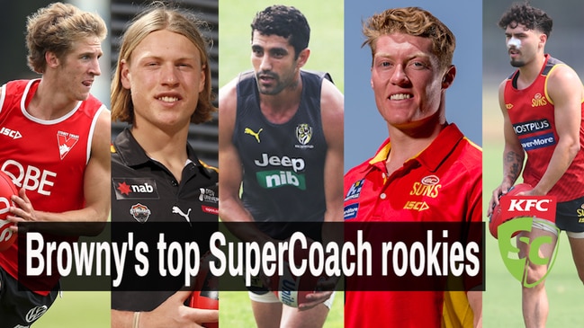 Browny's top SuperCoach rookies