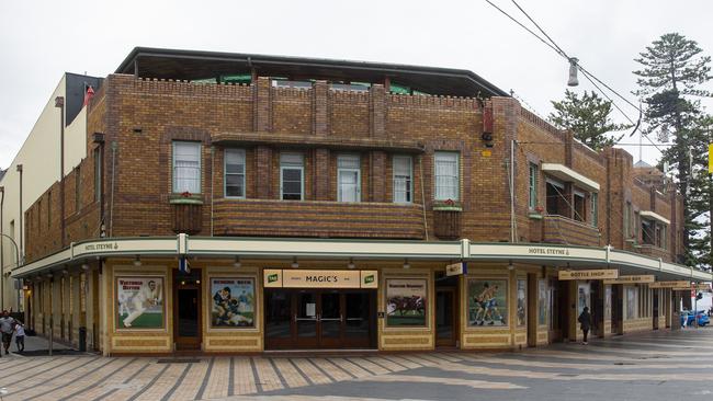 The Hotel Steyne in December, 2020. Picture: Jenny Evans/Getty Images)