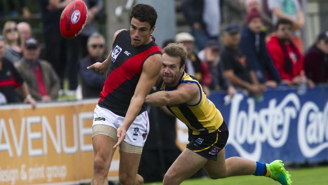 Could the ‘other’ Merrett win his way back into the senior side. Picture: Richard Serong