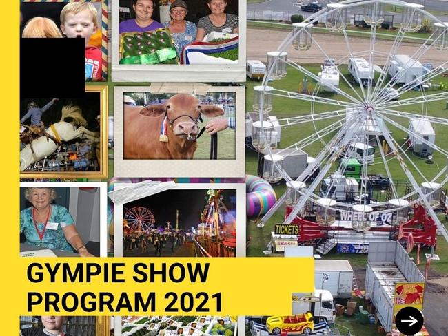 Gympie Show Program for May 13-15, 2021