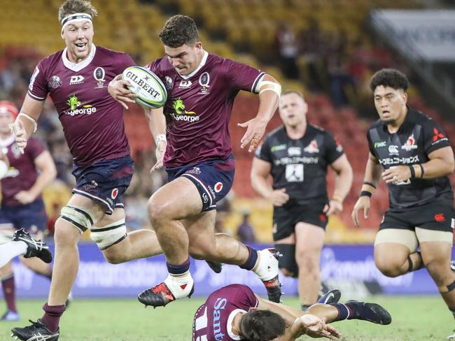 Josh Nasser on a break for the Reds. Picture: AAP Image/Glenn Hunt