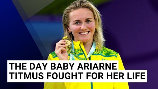 The day baby Ariarne Titmus fought for her life