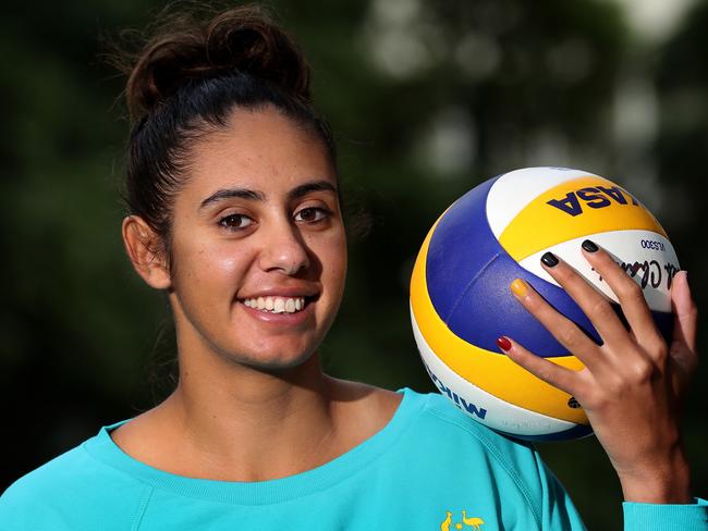 Aussie beach volleyball player Taliqua Clancy is proud of her indigenous heritage. Picture: Adam Head