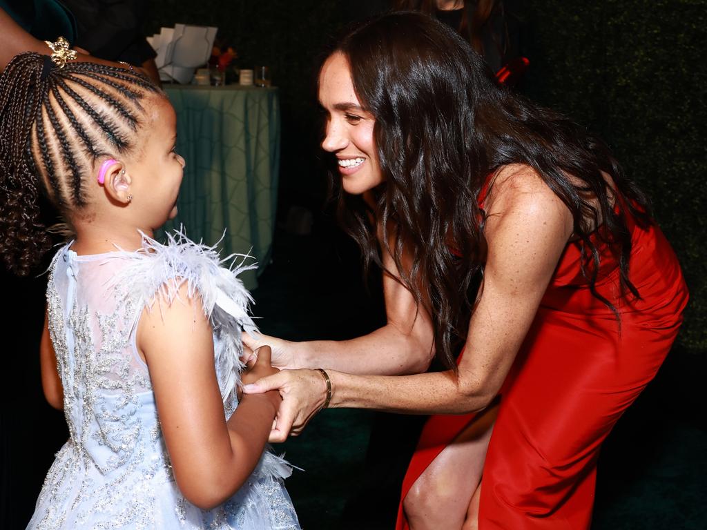 Ella Nelson and Meghan Markle. Picture: Getty Images for Children's Hospital Los Angeles