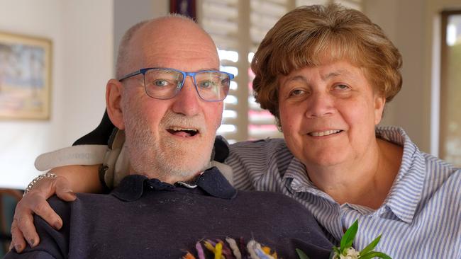 Lance Collins and his wife Cecile Lablache. Picture: Mark Wilson