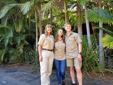 Terri, Bindi and Robert Irwin are vital to the region's tourism. Picture: Matty Holdsworth