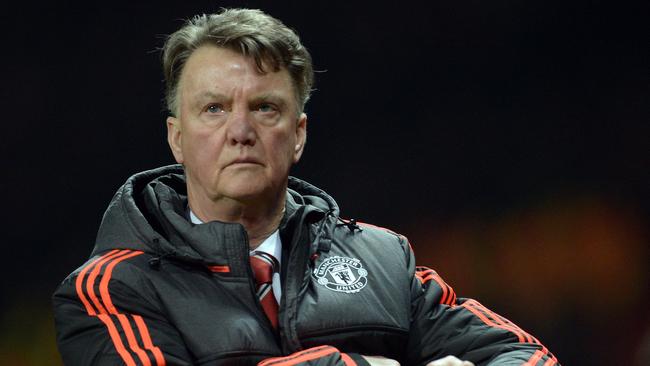 Manchester United's manager Louis van Gaal.