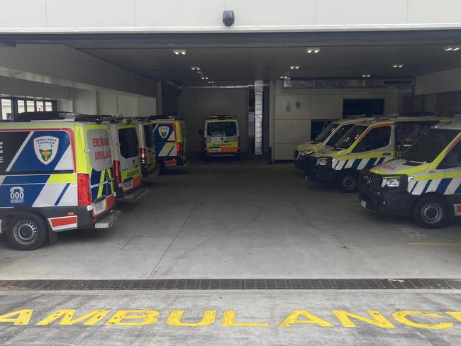 Ramping at Launceston General Hospital at 3.06pm, January 21, 2023. Picture: LGH Community Support