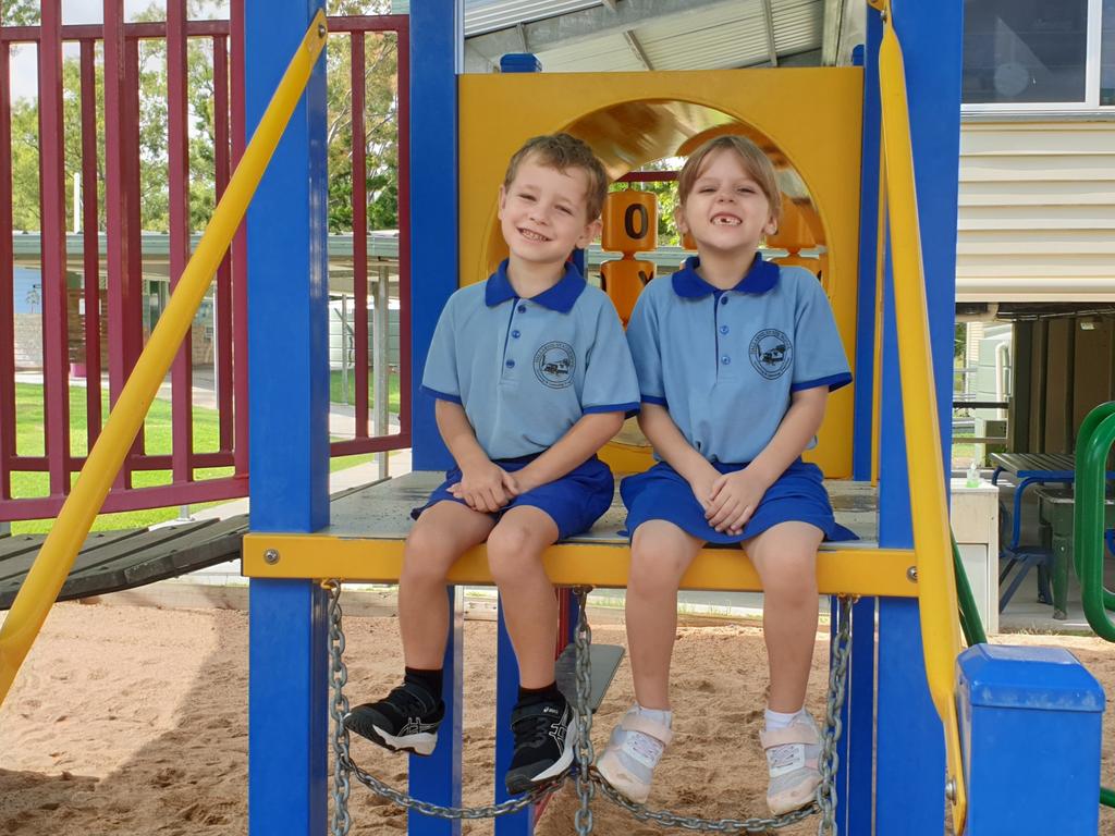 Dallarnil State School Prep students Alexander Buchbach and Maddison Miller