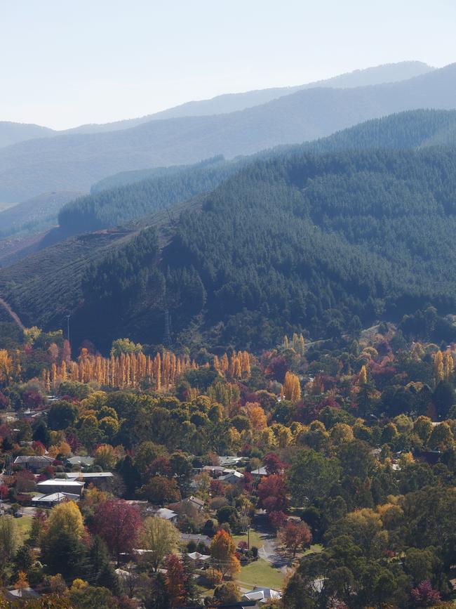 Bright, Victoria, in autumn