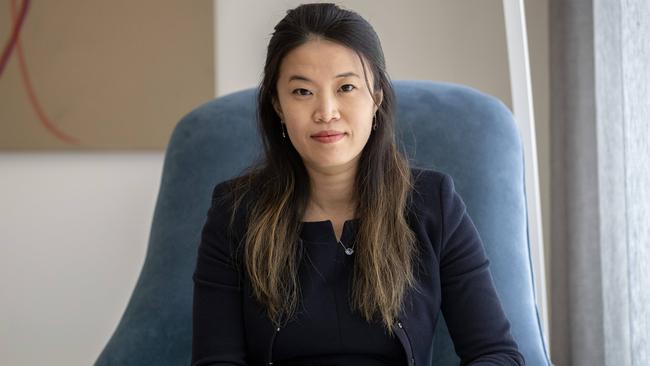 Cooper Investors portfolio manager, Qiao Ma at her home in Melbourne. Picture: David Geraghty / The Australian.