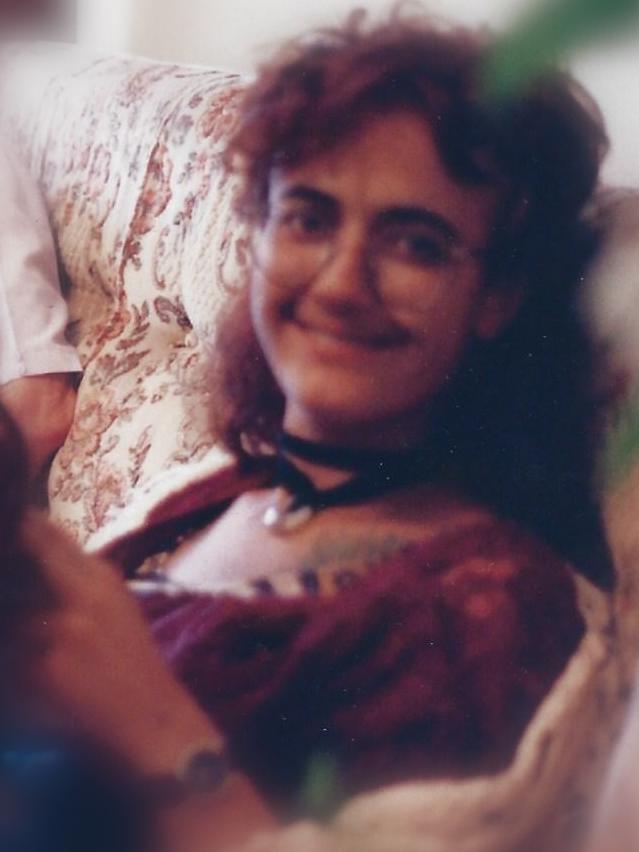 Melissa Hunt at a family Christmas in 1993 — four months before she died.