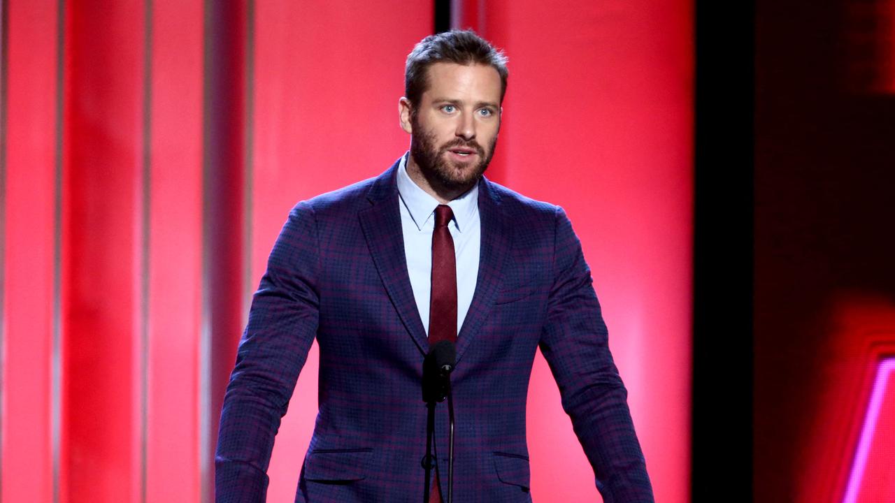 Hammer on stage in 2019 at the Film Independent Spirit Awards. Picture: Tommaso Boddi / Getty Images North America / AFP