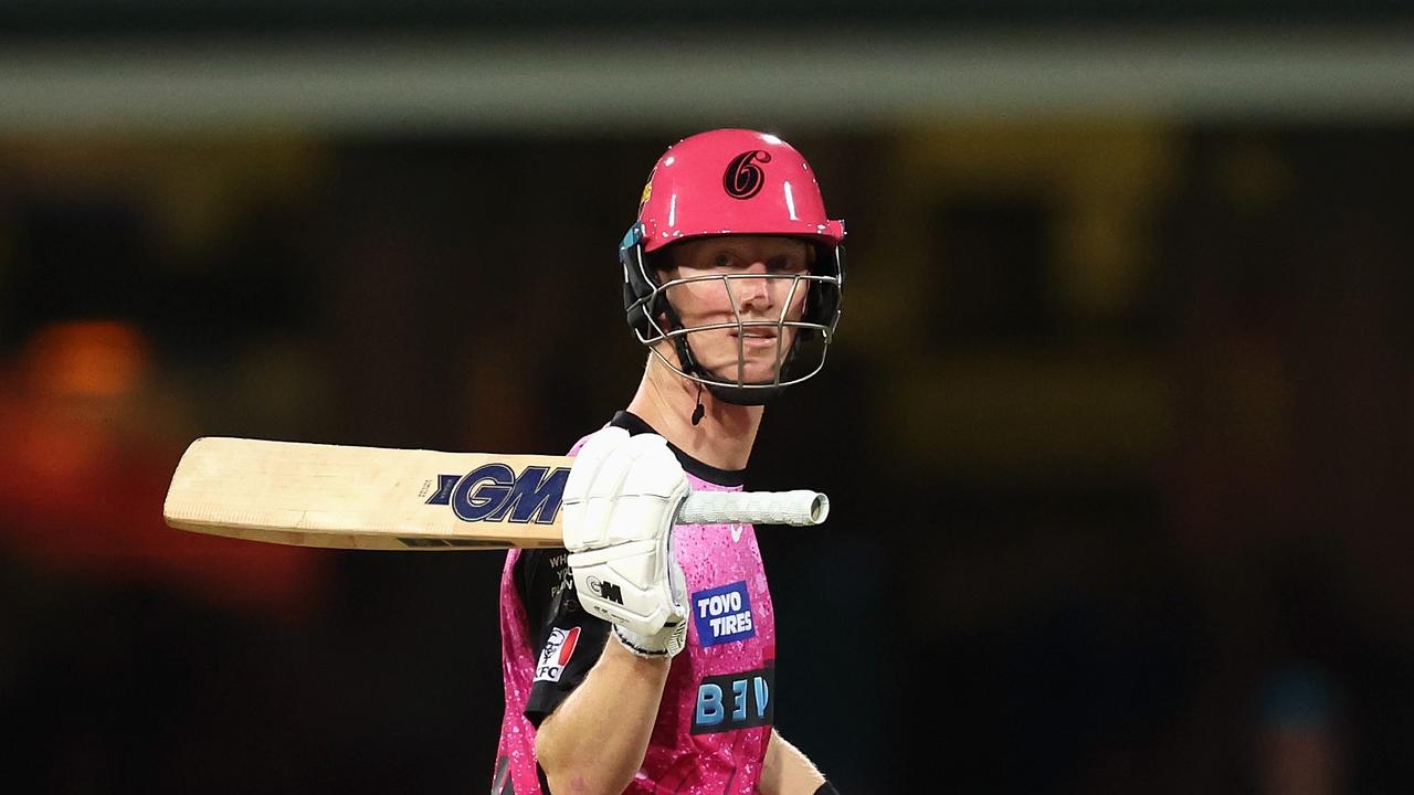 Jordan Silk was named man of the match as the Sixers held on for a thrilling win. Picture: Cameron Spencer/Getty Images
