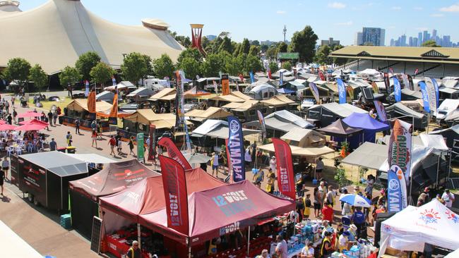 The Victorian Caravan, Camping and Touring Supershow takes place at Flemington’s iconic Royal Melbourne Showgrounds. Picture: Supplied.